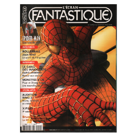 L'écran fantastique / Revue cinéma n° 219 spiderman roller ball