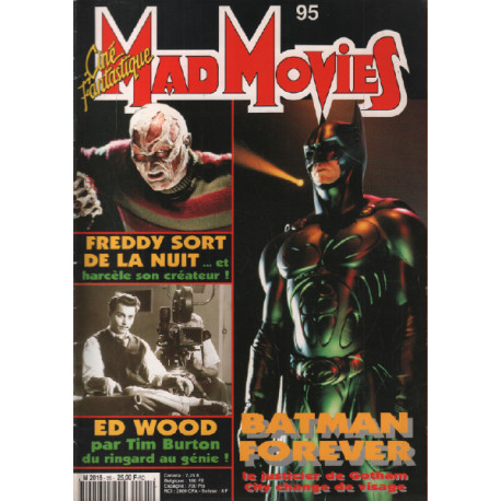 Mad movies n° 95 / batman forever freddy ed wood