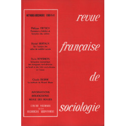 Revue française de sociologie / octobre -decembre 1969