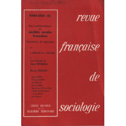 Revue française de sociologie/ numero special 1965 : les...