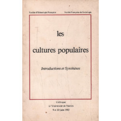 Cultures populaires. introductions et syntheses