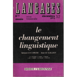 Le changement linguistique / language n° 32
