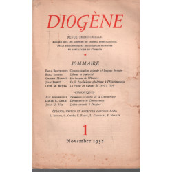 Diogène n° 1