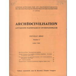 Antiquités nationales et internationales 1969 n° 6 : sommaire :...