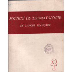 Société de thanatologie de langue française n° 3 / sommaire :...