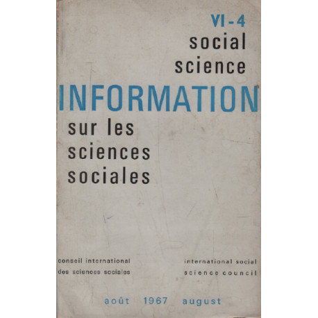 Information sur les sciences sociales