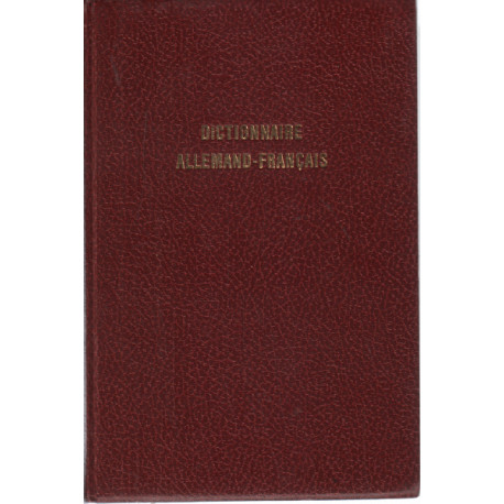 Dictionnaire allemand-français