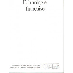 Ethnologie française nouvelle serie tome 8 numero 2-3