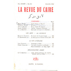 La revue du caire n° 154 / raouf kamel : victor hugo et l'egypte