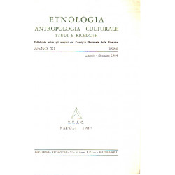 Etnologia antropologia culturele studi e ricerche / anno XI -