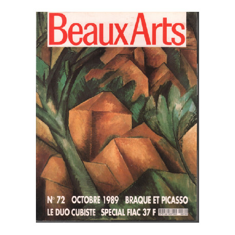 Beaux arts n° 72 / braque picasso spécial fiac 1989