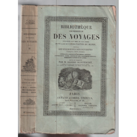 Bibliothèque universelle du voyage / tome XXI