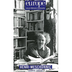 Europe N° 995 Mars 2012 : Henri Meschonnic