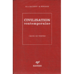 Civilisation contemporaine / choix de textes