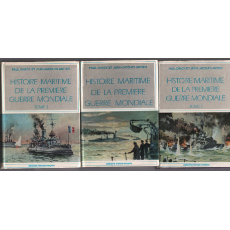 Histoire maritime de la première guerre mondiale / en 3 tomes