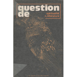 Spiritualité tradition litterature / question de n° 30