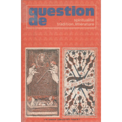 Spiritualité tradition litterature / question de n° 31