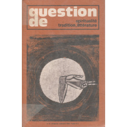 Spiritualité tradition litterature / question de n° 23