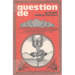 Spiritualité tradition litterature / question de n° 27