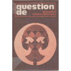 Spiritualité tradition litterature / question de n° 19