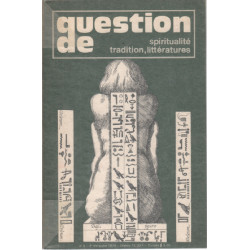 Spiritualité tradition litterature / question de n° 5