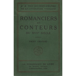 Romanciers et conteurs du XVII° siecle / pages choisies
