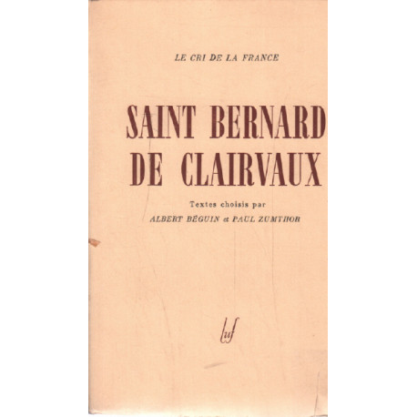 Saint bernard de claivaux
