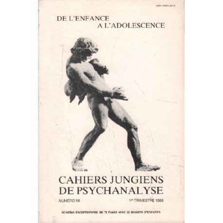 Cahiers jungiens de psychanalyse n° 56 / de l'enfance à l'adolescence