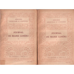Journal de marie lenéru /2 tomes