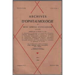 Archives d'ophtalmologie et revue générale tome 15 n° 4