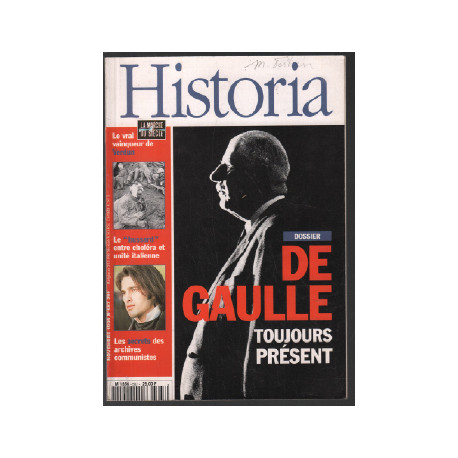 Historia magazine n° 587 / de gaulle toujours présent