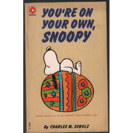 You're on your own snoopy