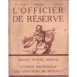 L'officier de réserve n° 6 - 11e année ( 1932 )