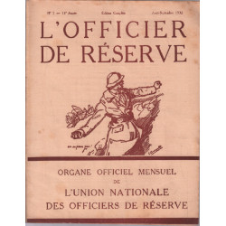 L'officier de réserve n° 7 - 11e année ( 1932 )