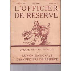 L'officier de réserve n° 9 - 11e année ( 1932 )