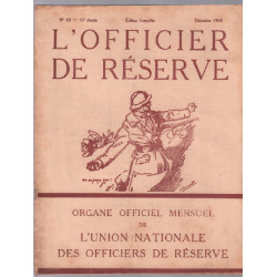 L'officier de réserve n° 10 - 11e année ( 1932 )