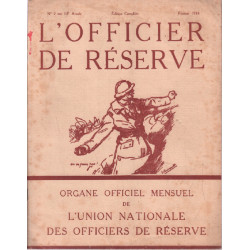 L'officier de réserve n° 2 - 12e année ( 1933 )