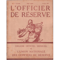 L'officier de réserve n° 9 - 12e année ( 1933 )