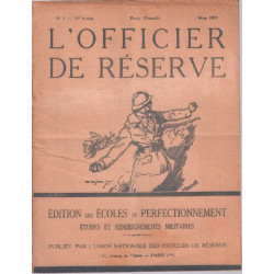 L'officier de réserve n° 3 - 10e année ( 1931 )