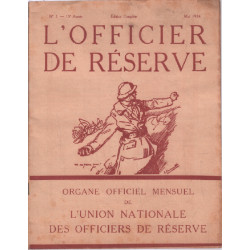 L'officier de réserve n° 5 - 13e année ( 1934 )