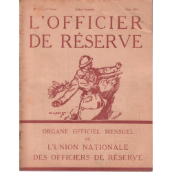 L'officier de réserve n° 3 - 13e année ( 1934 )