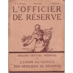 L'officier de réserve n° 10 - 8e année ( 1929 )