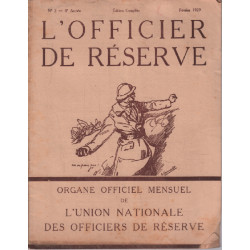 L'officier de réserve n° 2 - 8e année ( 1929 )