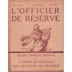 L'officier de réserve n° 9 - 9e année ( 1930 )