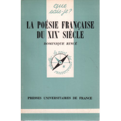 La poésie française du XIX° siecle