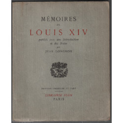Mémoires de louis XIV