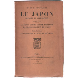 Le japon histoire et civilisation tome VII