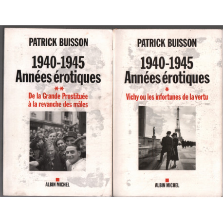 1940-1945 années érotiques : complet en 2 tomes