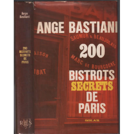 200 bistrots secrets de paris