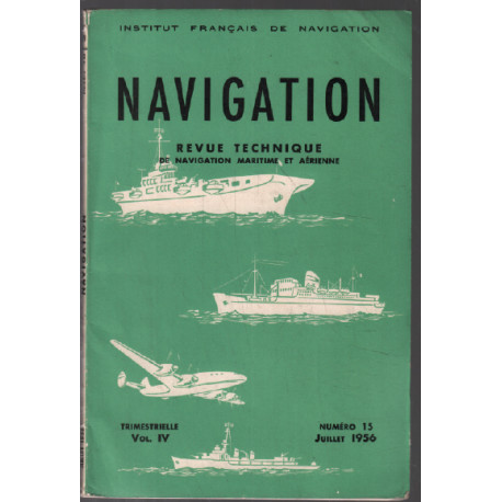 Revue technique de navigation maritime et aérienne n° 15